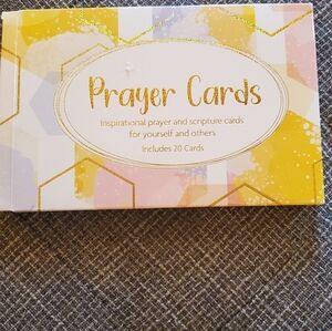 Crown Prayer Cards - Yellow and Gold